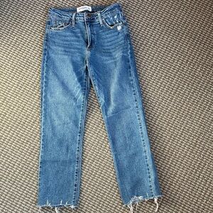 Just Black Women's Straight Leg Blue Jeans